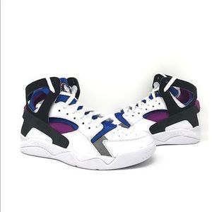 Nike Air Flight Huarache White Blue Berry